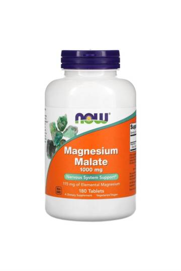 Now Foods Magnesium Malate 1000 mg 180 Tablet