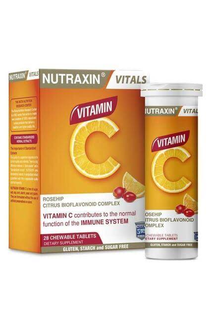 Nutraxin Çiğneme Tableti C Vitamini 28 Tablet - 1