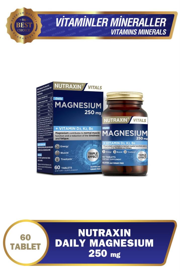 Nutraxin Magnesium Daily 60 Tablet - 1