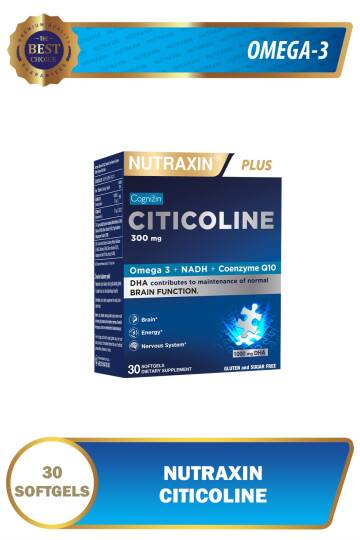 Nutraxin Sitikolin 30 Kapsül