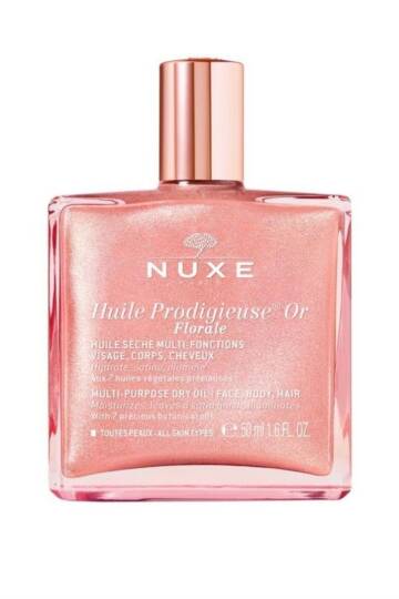 Nuxe Huile Prodigieuse OR Pembe Parıltılı Çiçeksi Çok Amaçlı Kuru Yağ 50 ml - 1