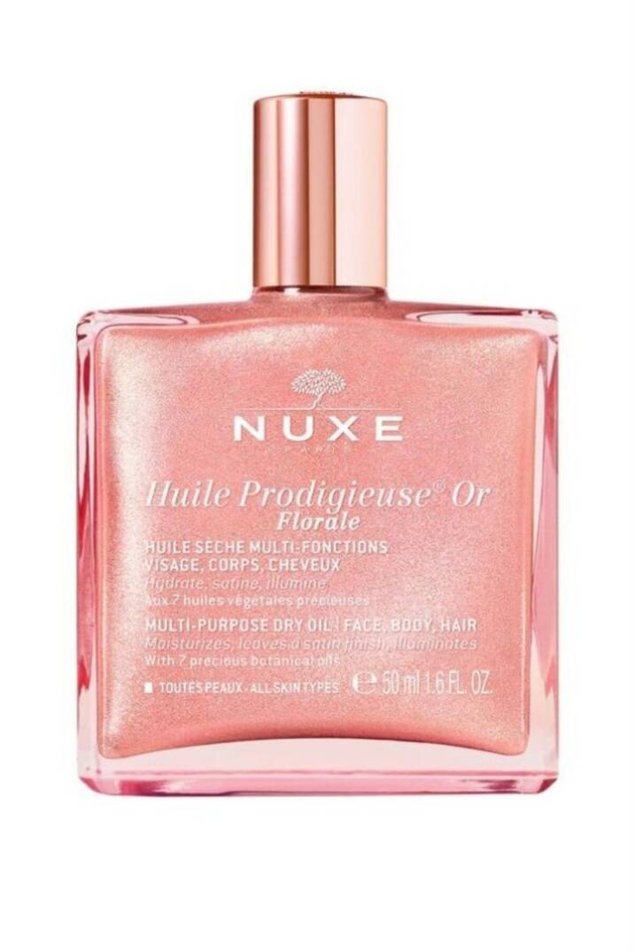 Nuxe Huile Prodigieuse OR Pembe Parıltılı Çiçeksi Çok Amaçlı Kuru Yağ 50 ml - 1