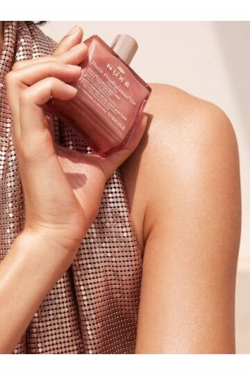 Nuxe Huile Prodigieuse OR Pembe Parıltılı Çiçeksi Çok Amaçlı Kuru Yağ 50 ml - 3