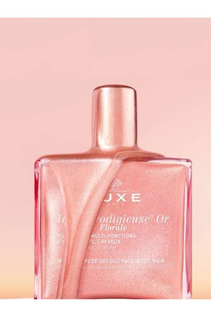 Nuxe Huile Prodigieuse OR Pembe Parıltılı Çiçeksi Çok Amaçlı Kuru Yağ 50 ml - 4