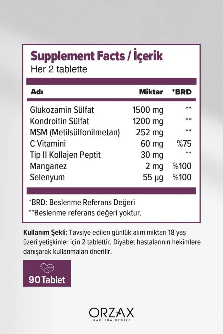 Ocean Cosakondrin Plus 90 Tablet - Aynı Fiyata %50 Daha Fazla - 3