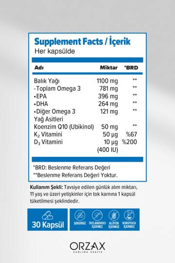 Ocean Pulse Balık Yağı 30 Kapsül - 2
