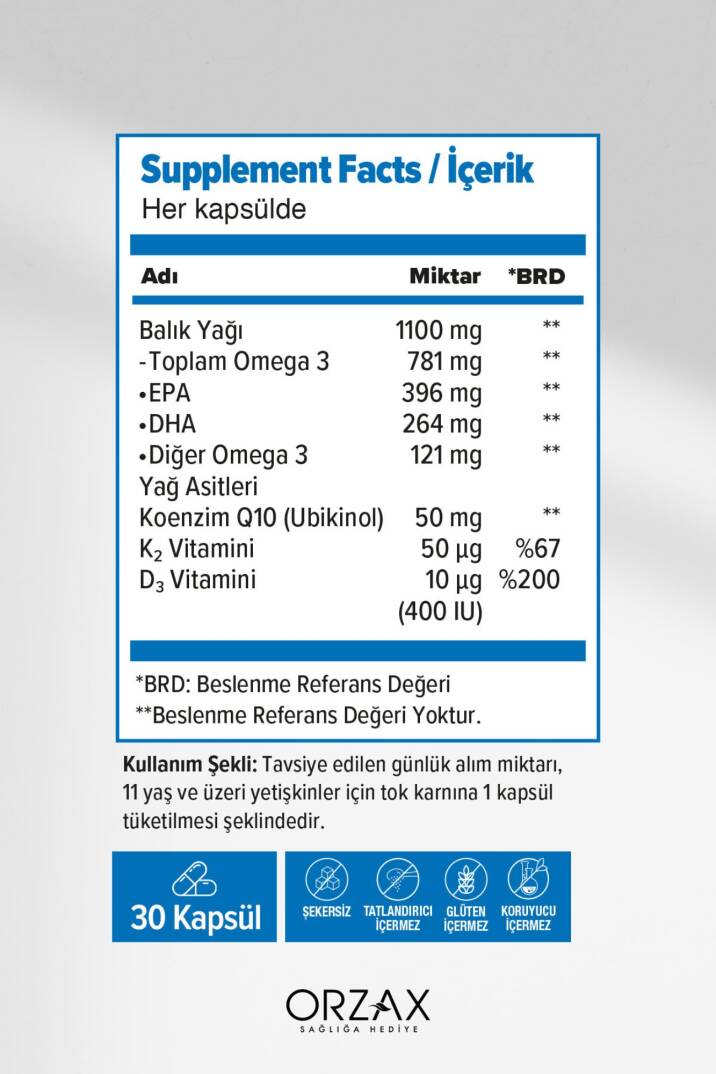 Ocean Pulse Balık Yağı 30 Kapsül - 2