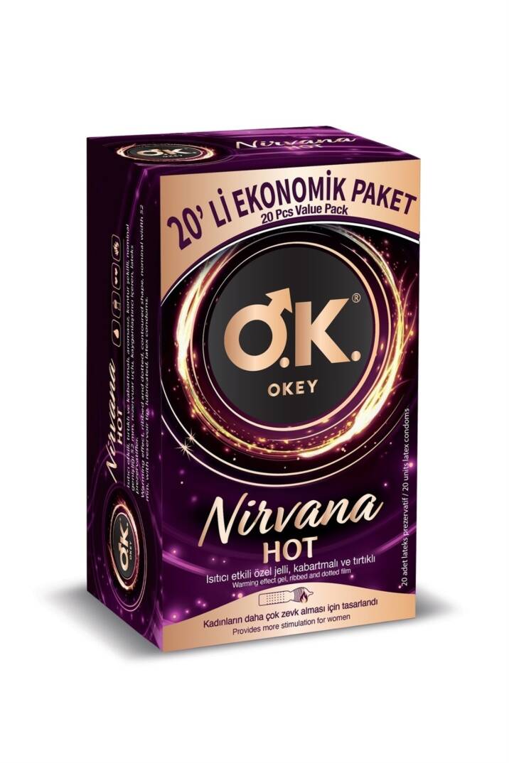 Okey Nirvana Prezervatif 20 Adet - 1