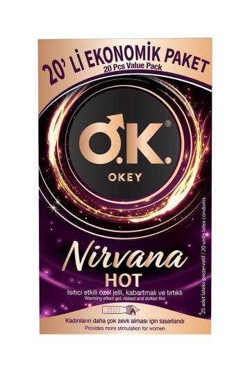 Okey Nirvana Prezervatif 20 Adet - 2