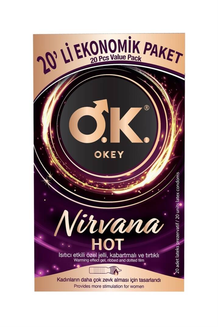 Okey Nirvana Prezervatif 20 Adet - 2
