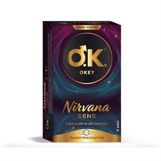 Okey Nirvana Sens Prezervatif 8'li