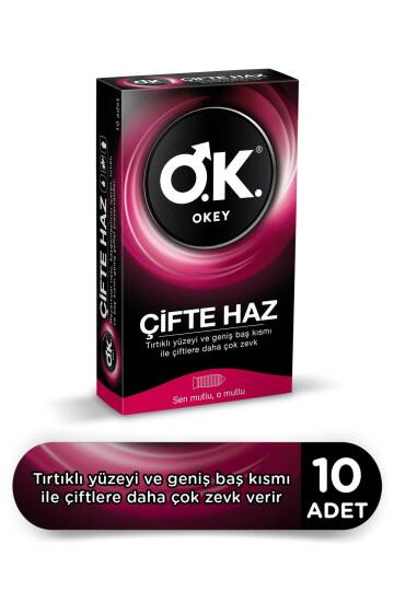 Okey Prezervatif Çifte Haz 10'lu - 2