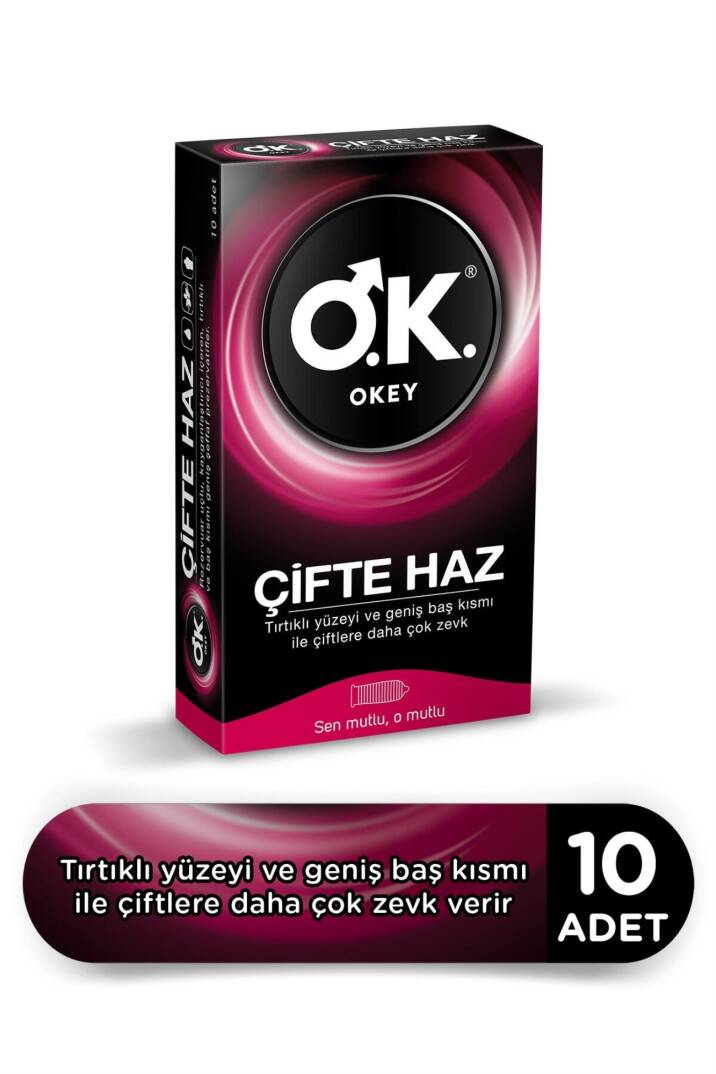 Okey Prezervatif Çifte Haz 10'lu - 2