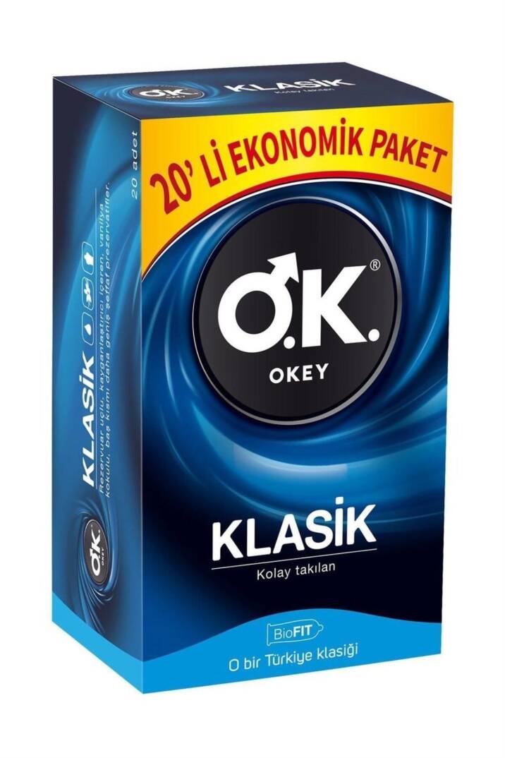 Okey Prezervatif Klasik 20'li - Ekonomik - 1
