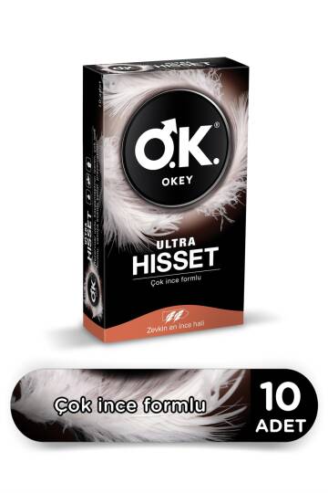Okey Prezervatif Ultra Hisset 10'lu - 2