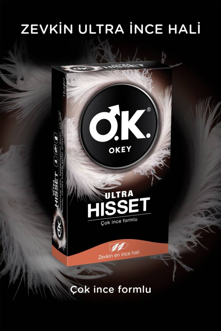 Okey Prezervatif Ultra Hisset 10'lu - 4