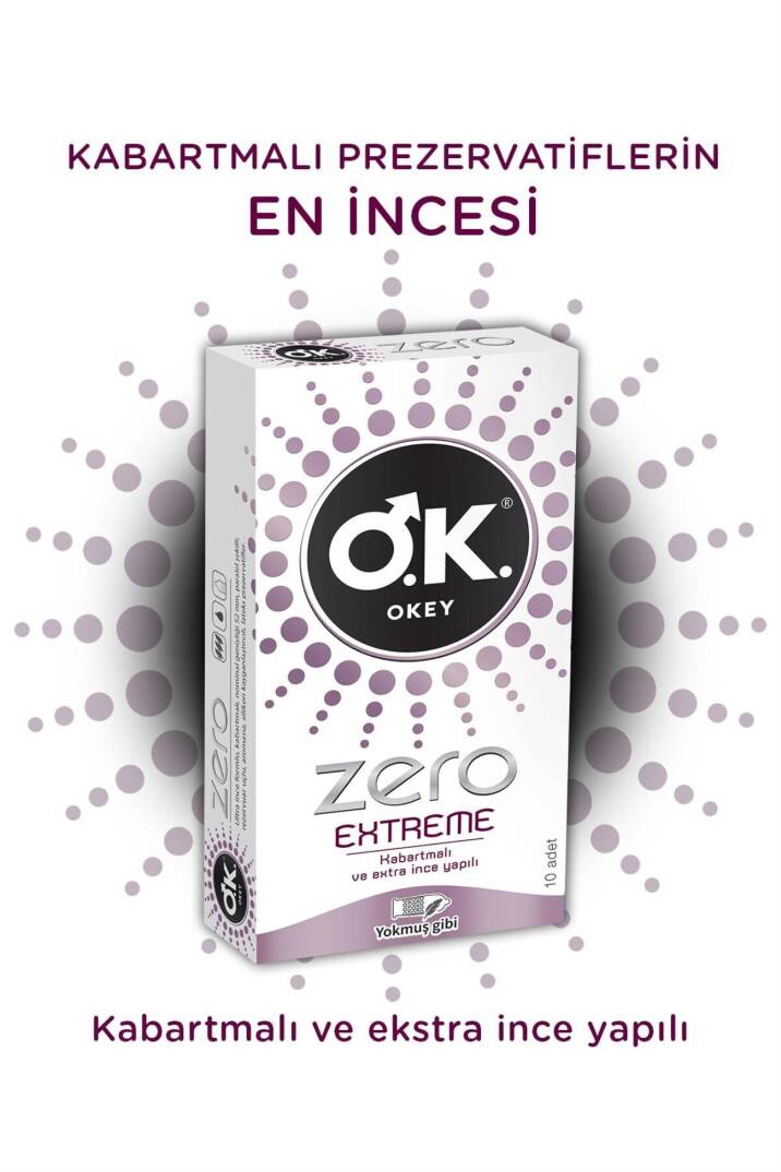 Okey Prezervatif Zero Extreme 10'lu - 1