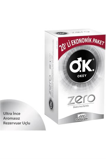 Okey Zero Prezervatif 20 Adet - 1