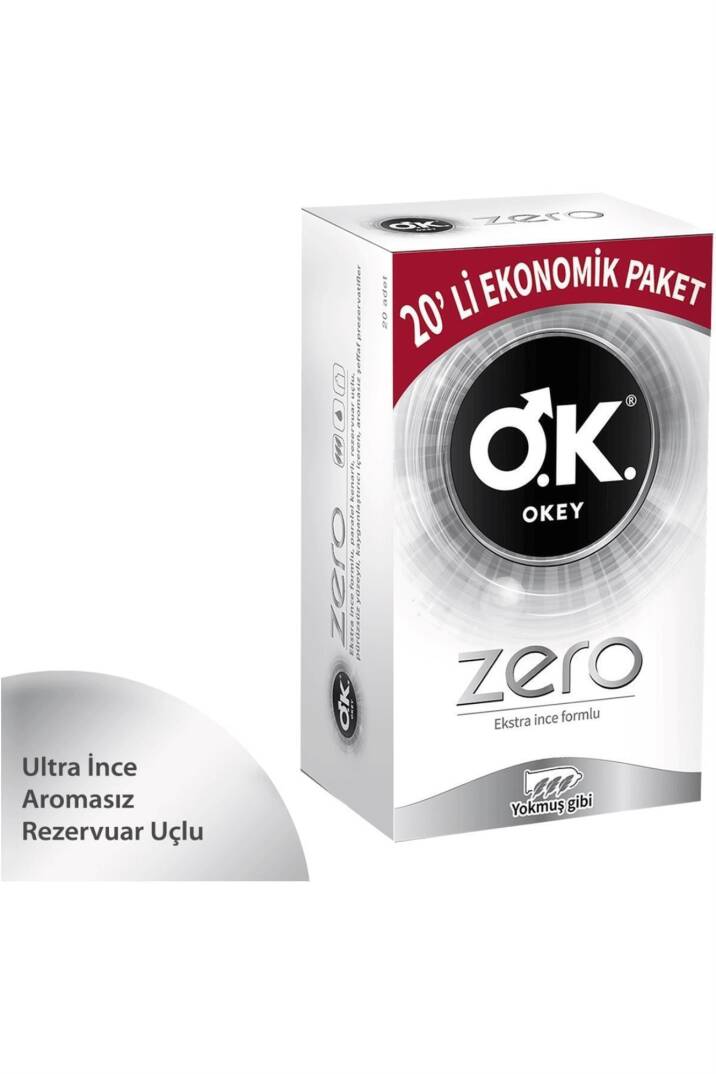 Okey Zero Prezervatif 20 Adet - 1