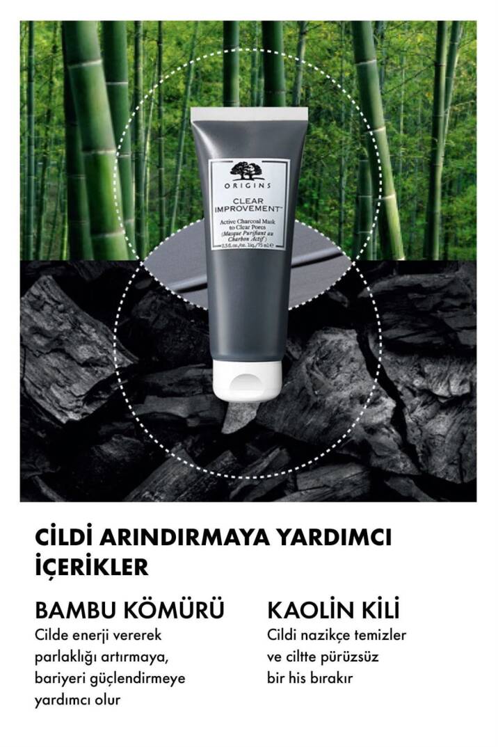 Origins Clear Improvement Active Charcoal Mask to Clear Pores - 7