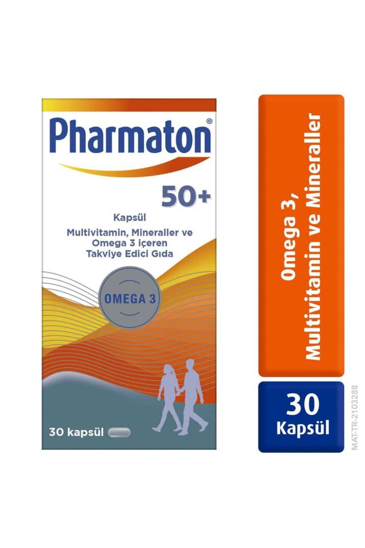 Pharmaton 50 Plus 30 Kapsül - 1