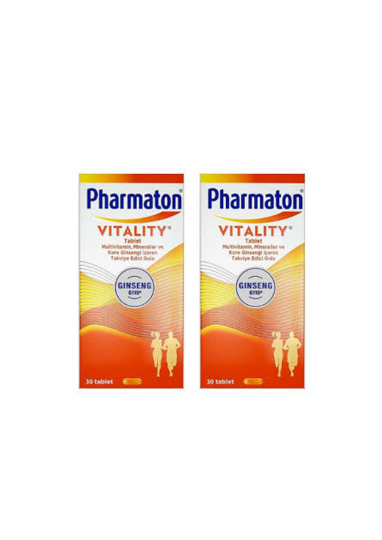 Pharmaton Vitality 30 Tablet Avantajlı 2'li Paket