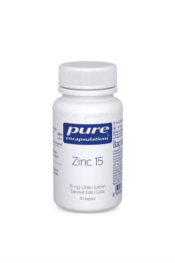 Pure Encapsulations Zinc 15 mg 30 Kapsül