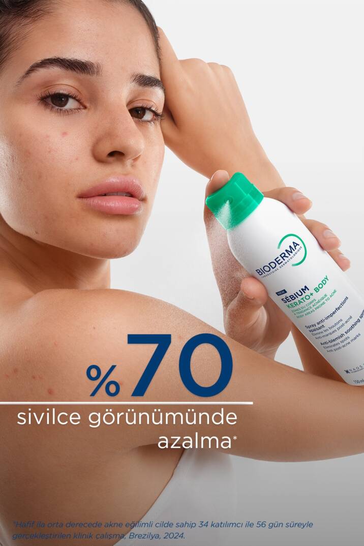 Sebium Kerato+ Body Sivilce, Akne Lekesi Karşıtı Salisilik Asit Niasinamid İçeren Vücut Spreyi 150ml - 4