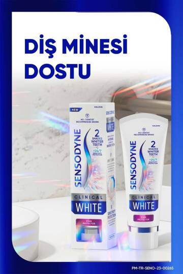 Sensodyne Klinik Beyazlık Diş Lekelerine Karşı Diş Macunu 75 ml - 5