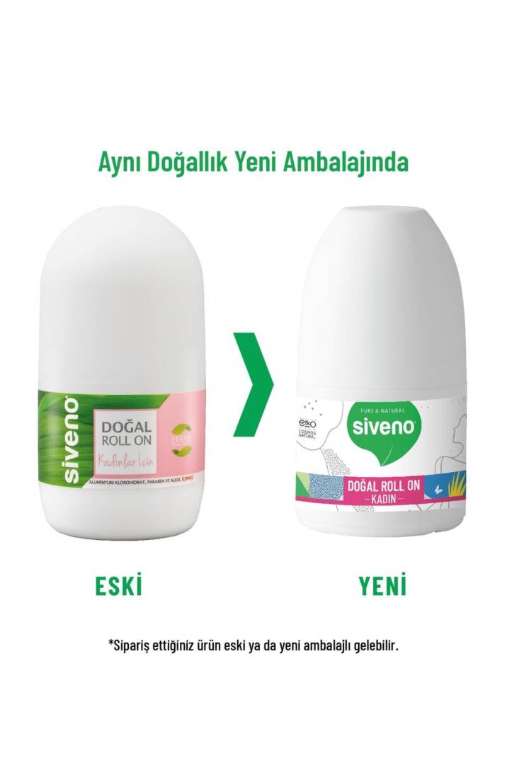 Siveno Roll On Kadın Deodorant Ter Kokusu Önleyici Bitkisel Leke Bırakmayan Vegan 50 ml - 4