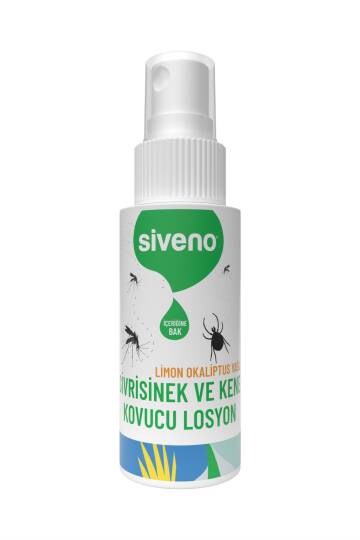 Siveno Sivrisinek ve Kene Kovucu Sprey Krem Bitkisel Tüm Vücut İçin Seyahat Tatil Boy 50 ml