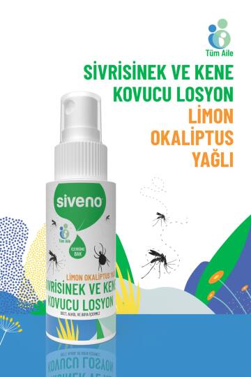 Siveno Sivrisinek ve Kene Kovucu Sprey Krem Bitkisel Tüm Vücut İçin Seyahat Tatil Boy 50 ml - 5