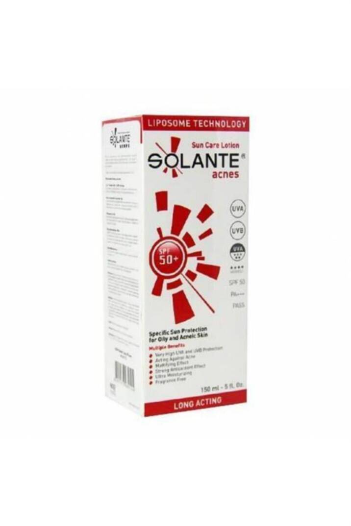 Solante Acnes Lotion Spf 50 150ml - 2