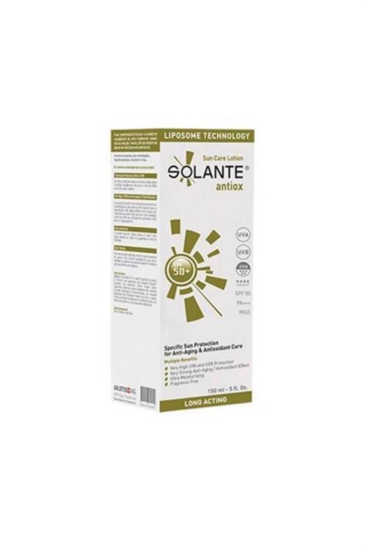 Solante Antiox Güneş Koruyucu Losyon Spf50 150 ml - 2