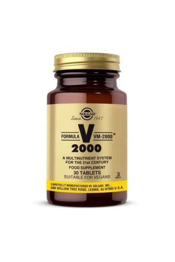 Solgar Vm 2000 30 Tablet Multivitamin