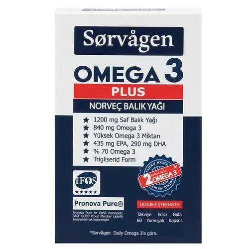 Sorvagen Omega 3 Plus Norveç Balık Yağı - 1