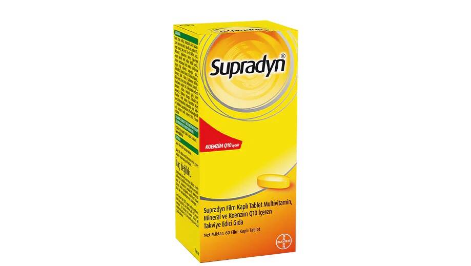 Supradyn Q10 60 Film Kaplı Tablet - 1