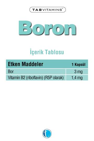 Tabvitamins Boron Bor 120 Kapsül - 2