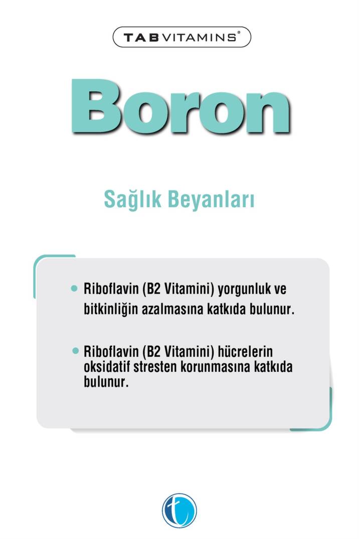 Tabvitamins Boron Bor 120 Kapsül - 4