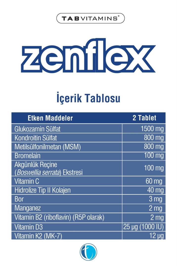 Tabvitamins Zenflex 60 Tablet - 2