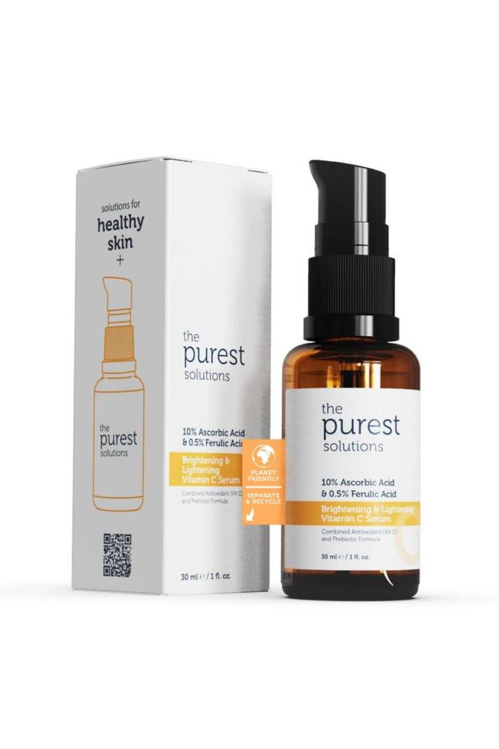 The Purest Solutions Aydınlatıcı Ve Cilt Tonu Eşitleyici C Vitamini Cilt Yüz Serumu 30 Ml - 2