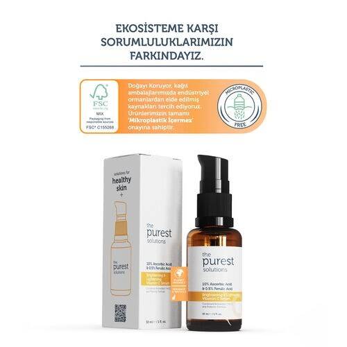 The Purest Solutions Aydınlatıcı Ve Cilt Tonu Eşitleyici C Vitamini Cilt Yüz Serumu 30 Ml - 6