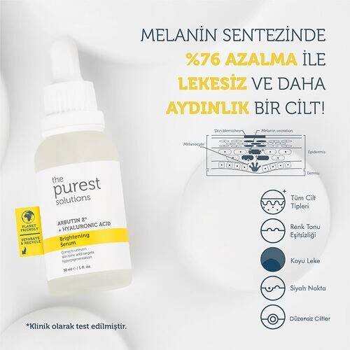 The Purest Solutions Aydınlatıcı Ve Leke Görünümü Azaltıcı Arbutin Cilt Bakım Serumu 30 ml - 5