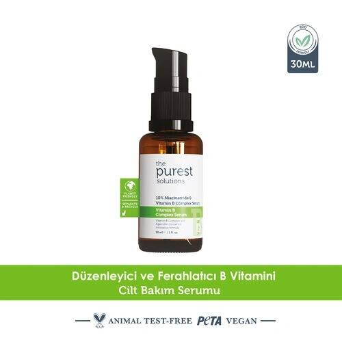 The Purest Solutions Bariyer Güçlendirici Ve Yatıştırıcı B Vitamini Cilt Bakım Serumu 30 Ml - 4
