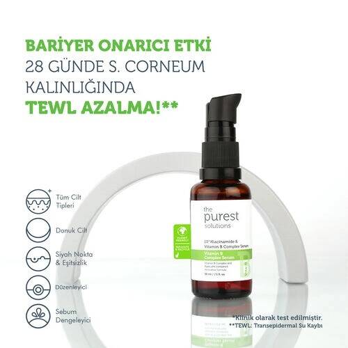 The Purest Solutions Bariyer Güçlendirici Ve Yatıştırıcı B Vitamini Cilt Bakım Serumu 30 Ml - 6