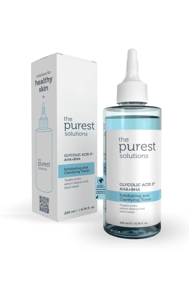 The Purest Solutions Canlandırıcı Ve Gözenek Sıkılaştırıcı Glikolik Asit Mavi Tonik 200 Ml - 2