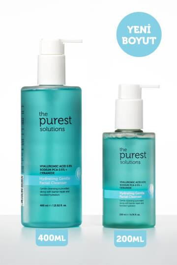 The Purest Solutions Kuru ve Karma Ciltler İçin Hyalüronik Asit Yüz Temizleme Jeli 400 ml - 1