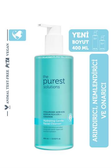 The Purest Solutions Kuru ve Karma Ciltler İçin Hyalüronik Asit Yüz Temizleme Jeli 400 ml - 2