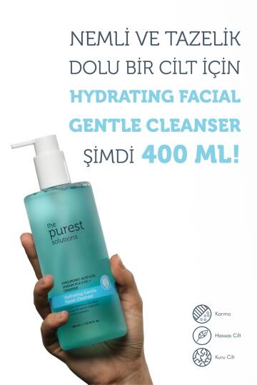 The Purest Solutions Kuru ve Karma Ciltler İçin Hyalüronik Asit Yüz Temizleme Jeli 400 ml - 3