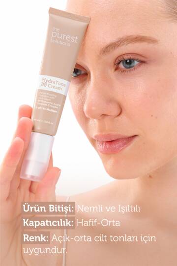 The Purest Solutions Kuru ve Karma Ciltler İçin Yoğun Nemlendirici BB Krem SPF 50+ 40 ml - Açık-Orta Ton - 2
